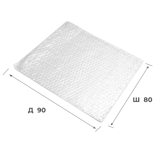 Пакет воздушно-пузырьковый 80х90 см, 3 слоя, плотность 60 — фото