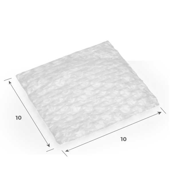 Пакет воздушно-пузырьковый 10х10 см, 3 слоя, плотность 60 — фото