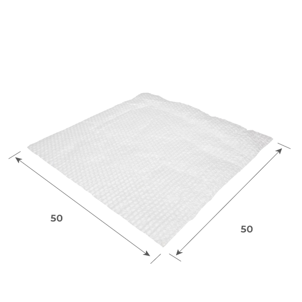 Лист воздушно-пузырьковый, 50х50 см, 3 слоя, плотность 60 — фото